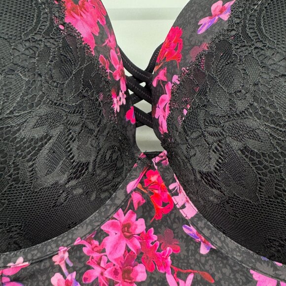 Torrid sexy curves XO Plunge Push-Up Bra corset like style size 42 DDD new witho - Picture 4 of 12